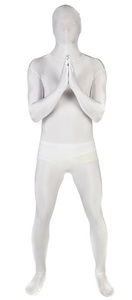 Weißer Morphsuit