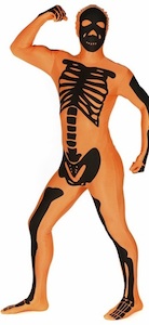Orangenes Skelett